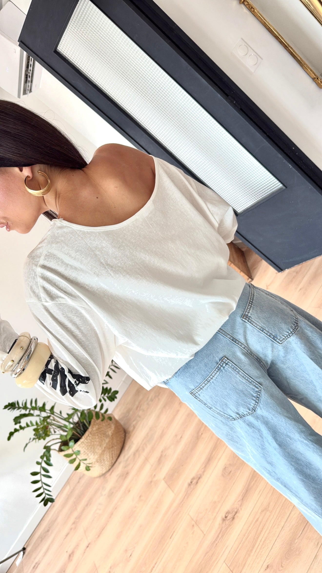 T-SHIRT "LOVE" BLANC