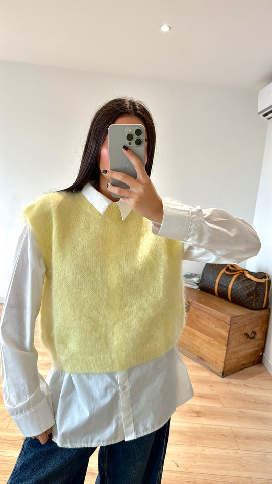 PULL "LISE" JAUNE