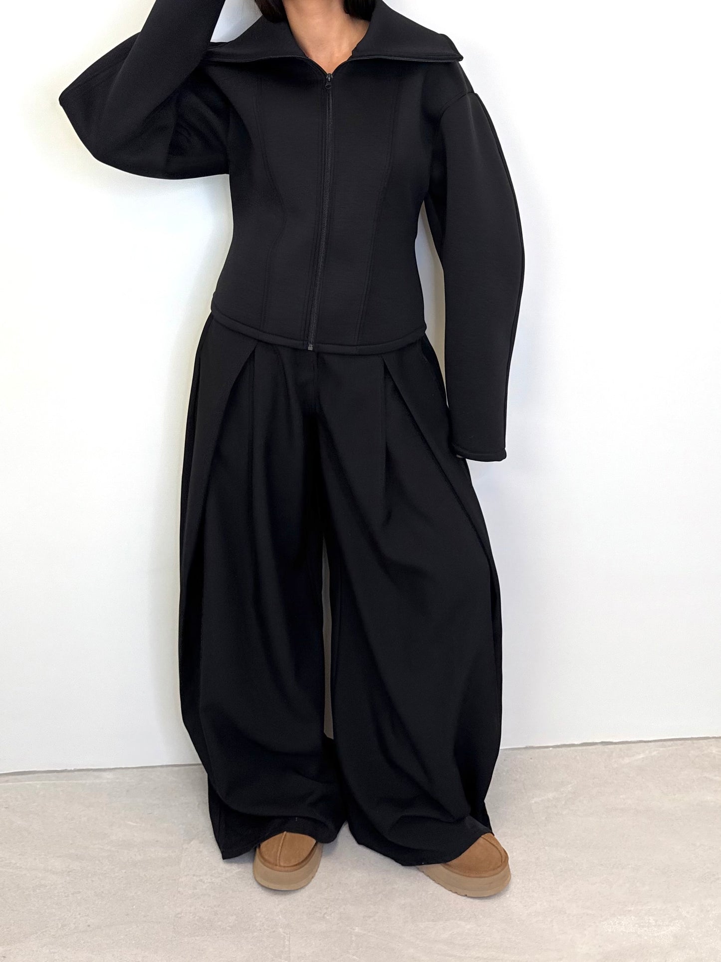 VESTE "CAMELIA" NOIR