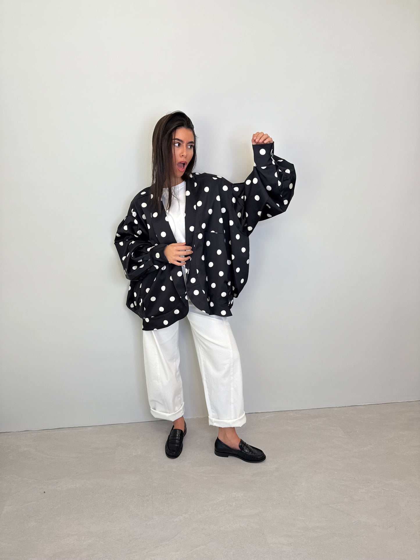 VESTE "MAIA" À POIDS BLANC