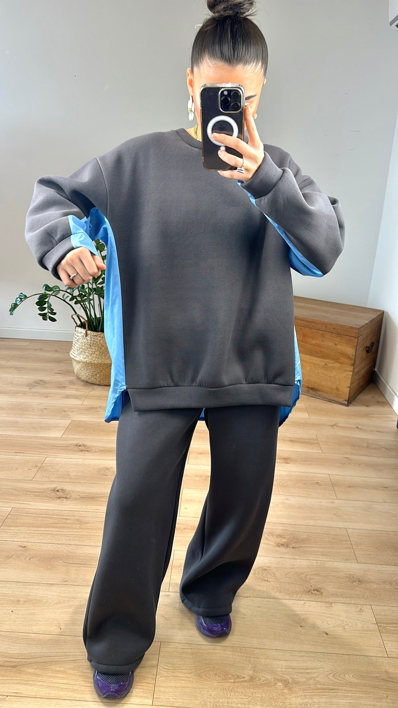 Ensemble jogging « Célia » Gris Foncé