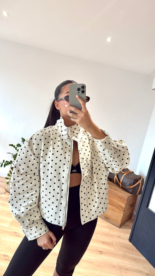 VESTE A POIS "LEONIE"