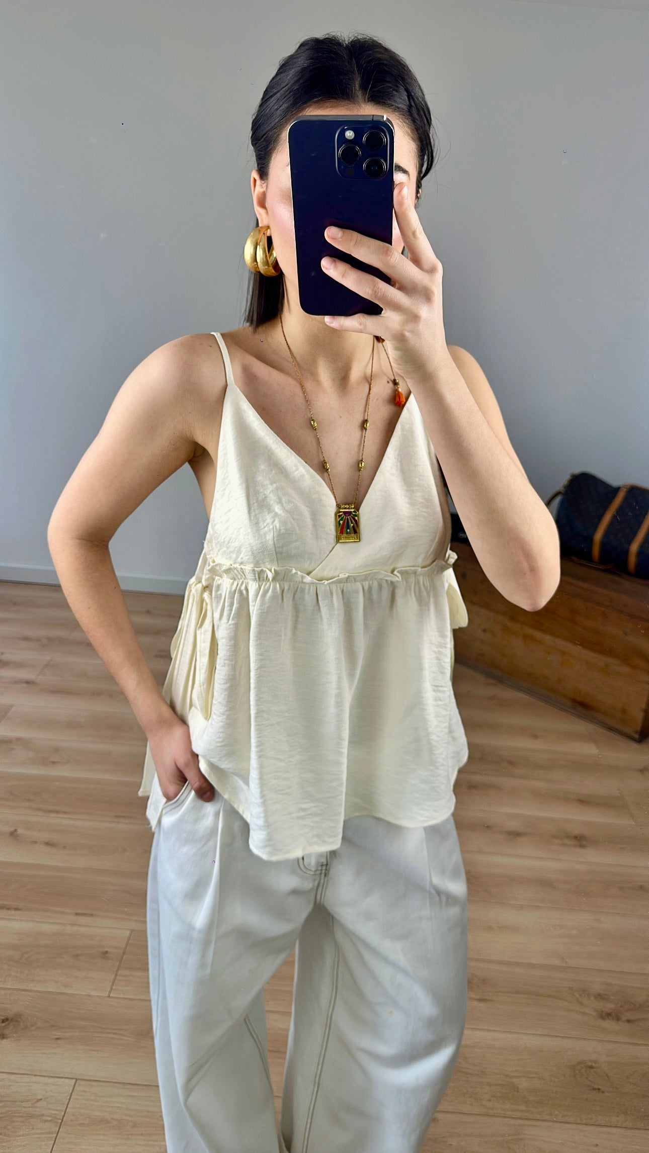 Top "Orane" BEIGE