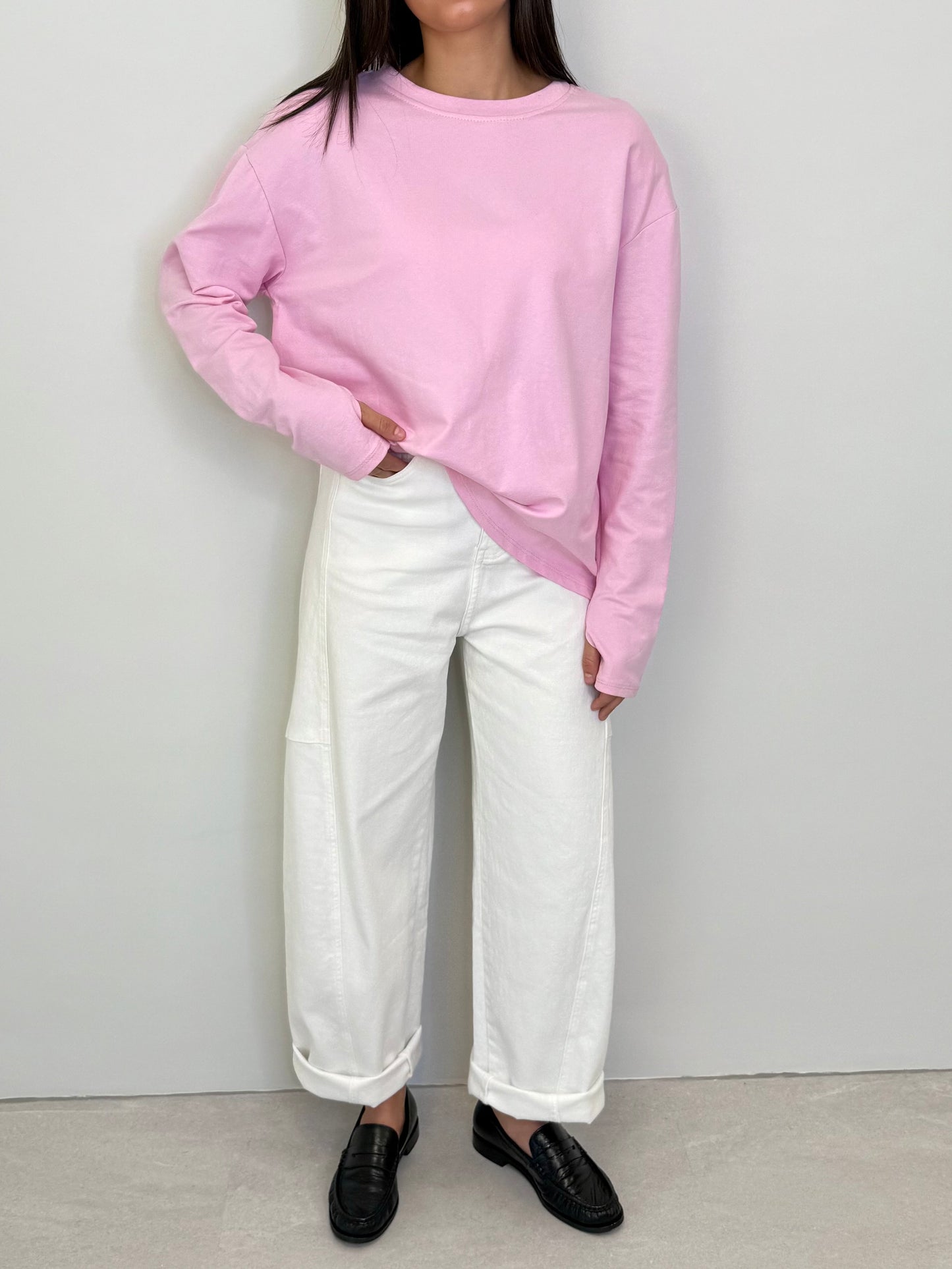 T-SHIRT "INES" ROSE PALE