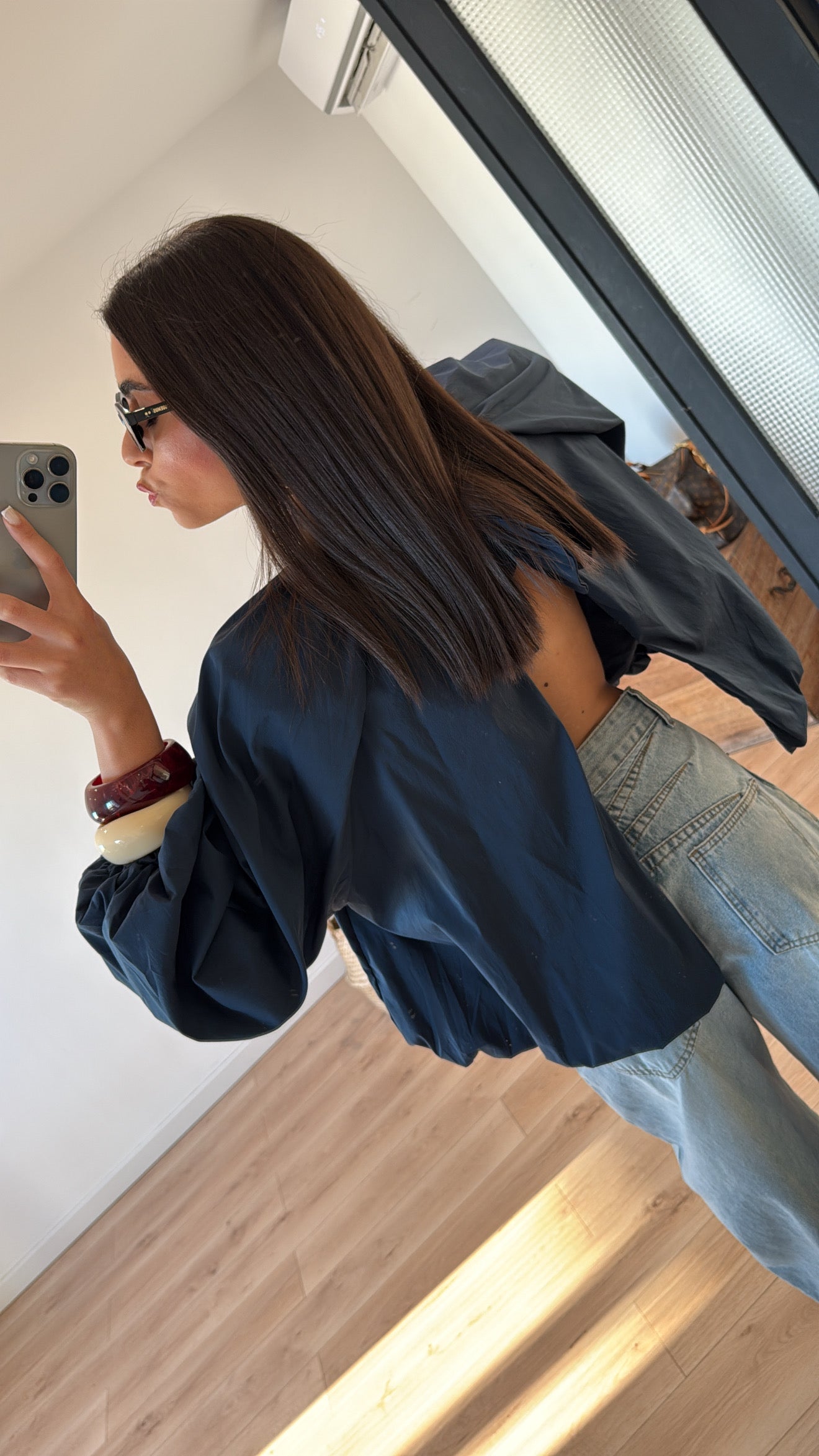 BLOUSE « CHARLES » BLEU MARINE