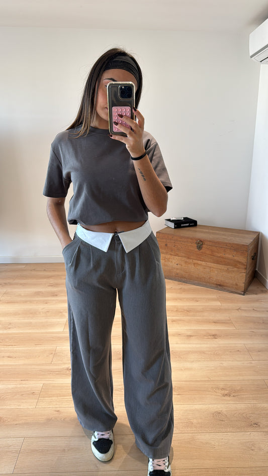 Pantalon Ninon gris