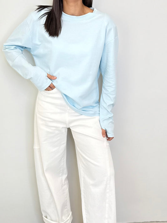 T-SHRT "ADÈLE" BLEU