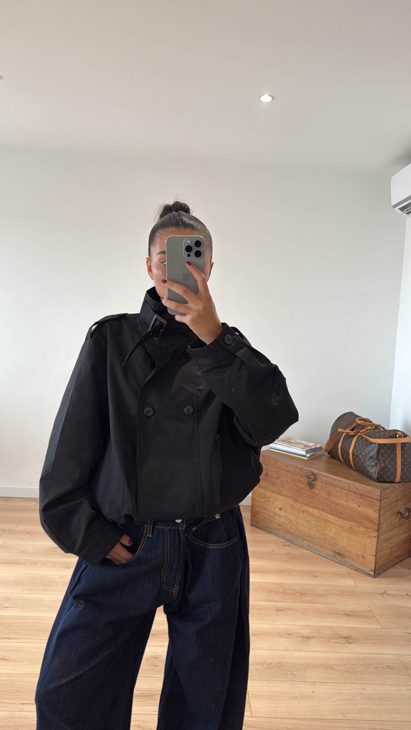 TRENCH COURT "VIC" - NOIR
