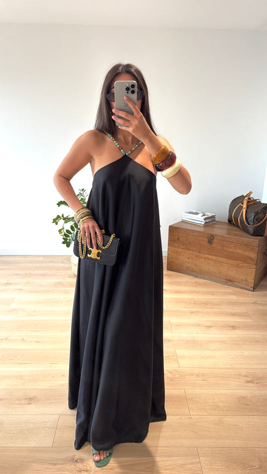 ROBE LONGUE NOIR  "SOPHIE"