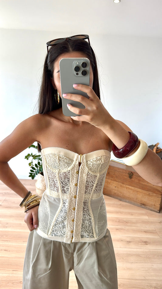 CORSET CRÉME "LILY"