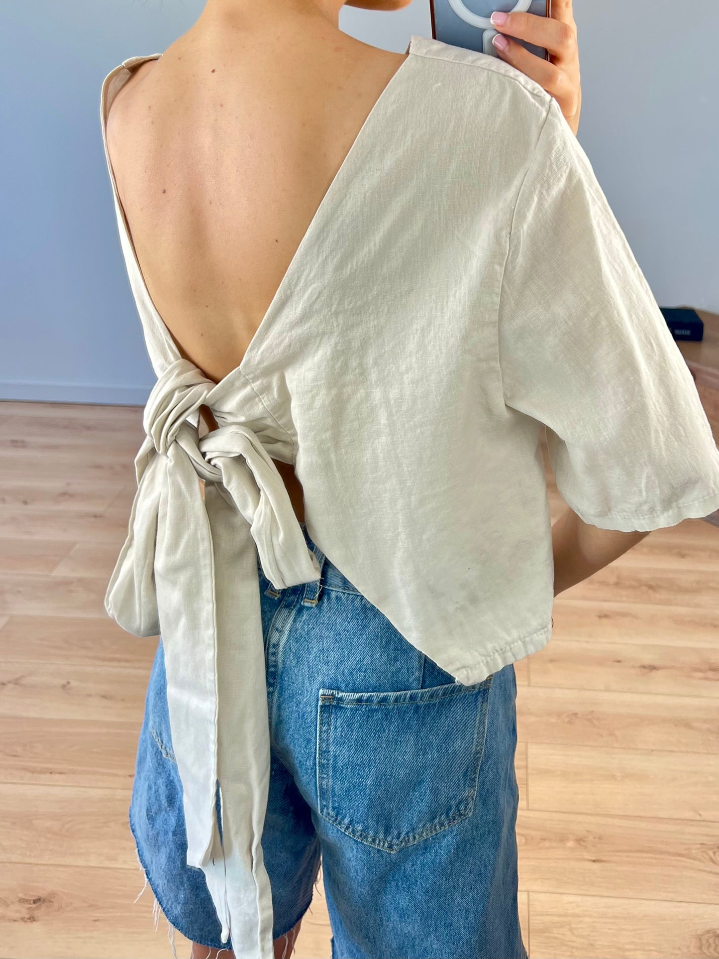 Haut "Tiana" Beige