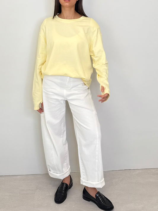 T-SHIRT "FAUSTINE" JAUNE