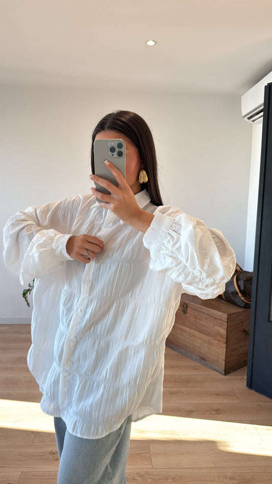 CHEMISE « CHARLOTTE » BLANCHE