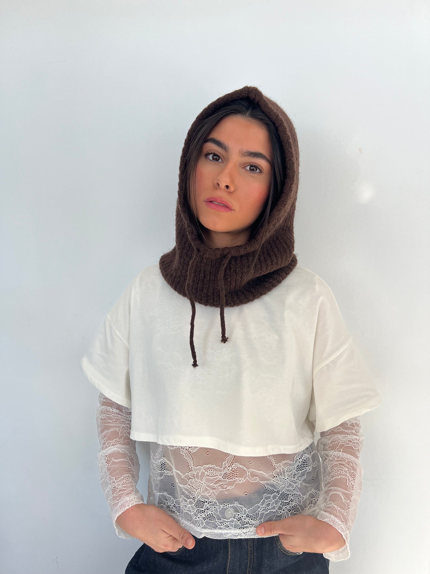 Cagoule « Lily » chocolat