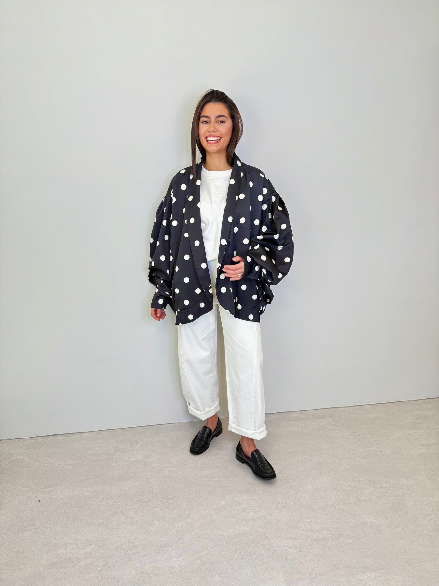 VESTE "MAIA" À POIDS BLANC