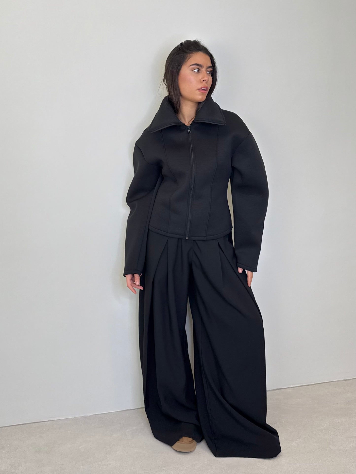 VESTE "CAMELIA" NOIR