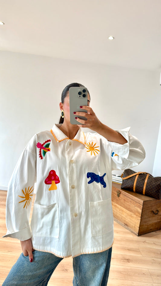 VESTE "PATRICK" À MOTIFS