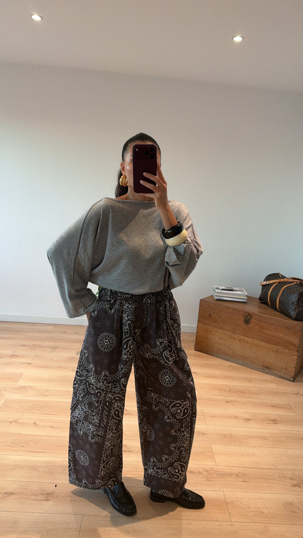 PULL DOS NU "CHIARA" GRIS