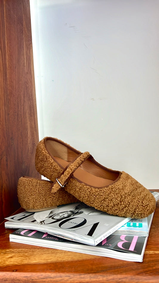 Ballerines "Inaya" marron