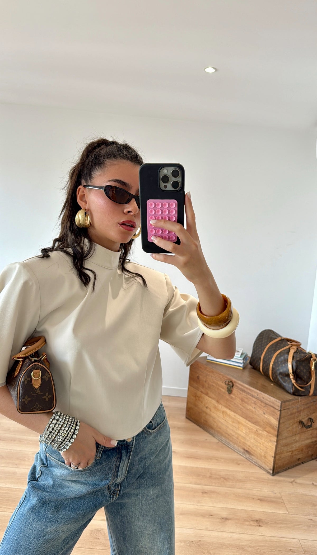 TOP « MARIE » BEIGE PRÉ COMMANDE 16/10