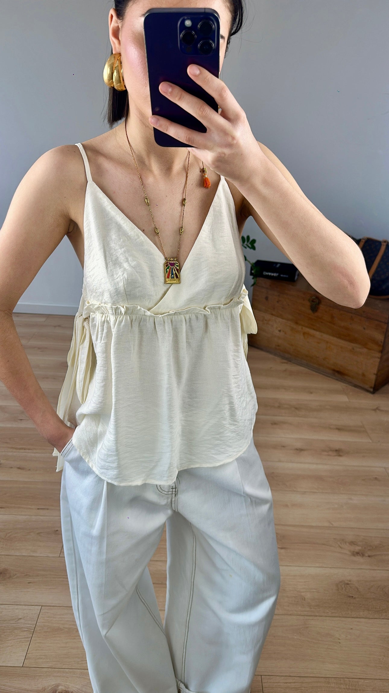 Top "Orane" BEIGE