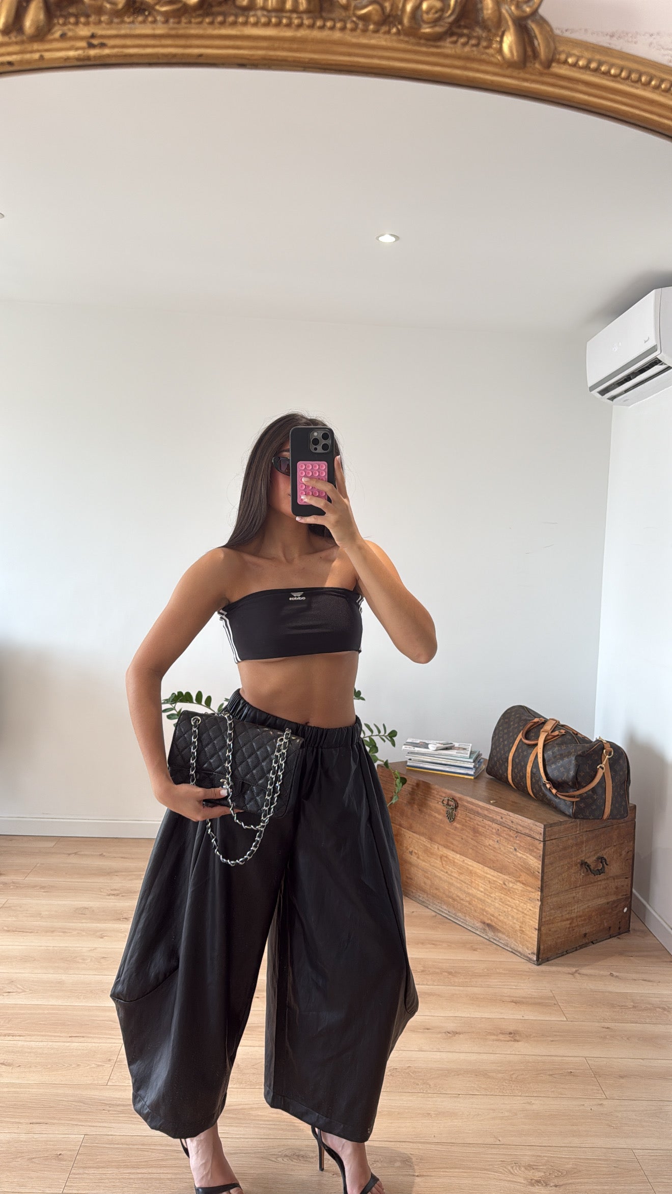 PANTALON « ALEXANDRIE » CUIR SYNTHÉTIQUE