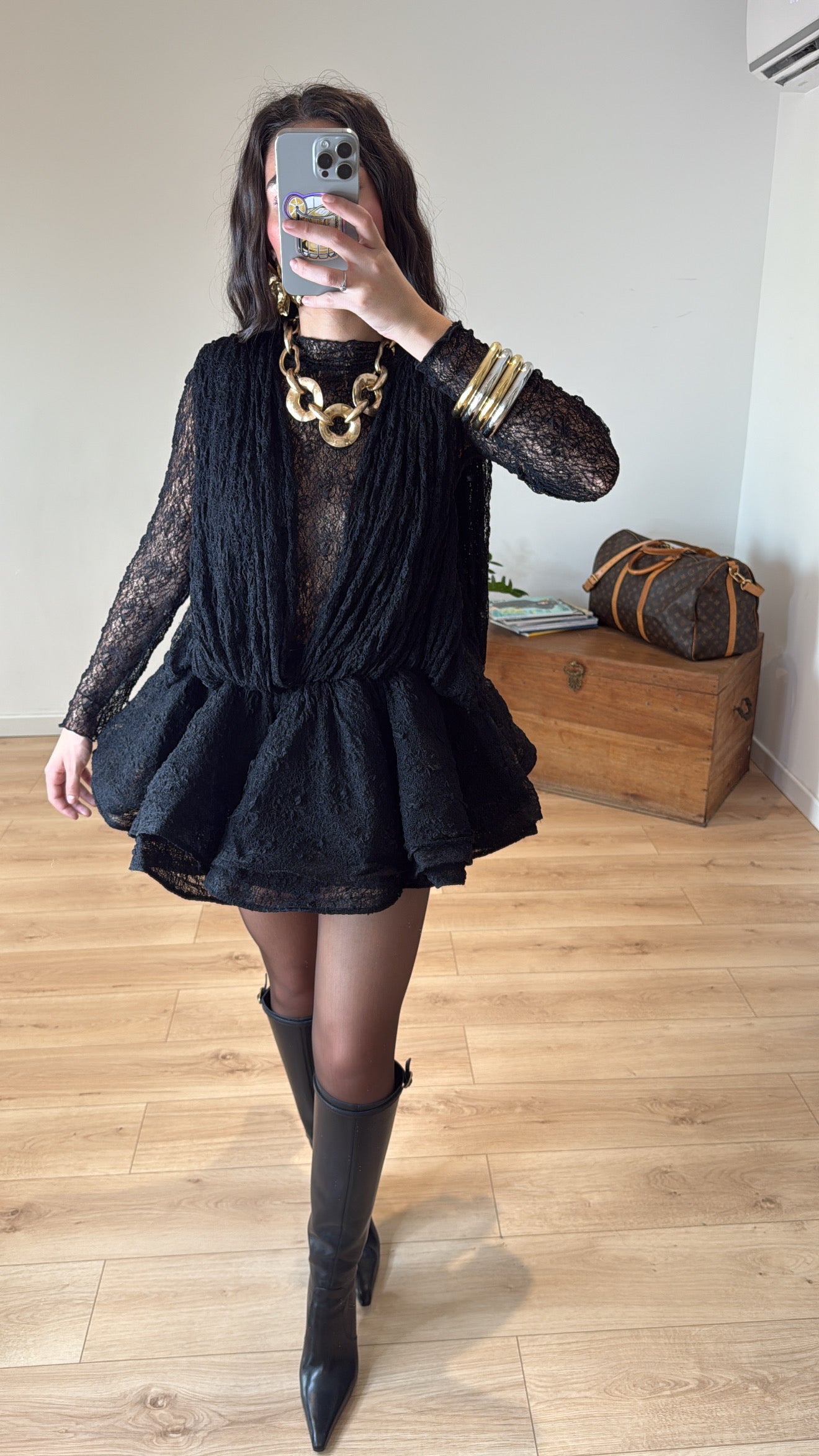 ROBE "SIENNA" NOIRE EXPÉDITION 12/12