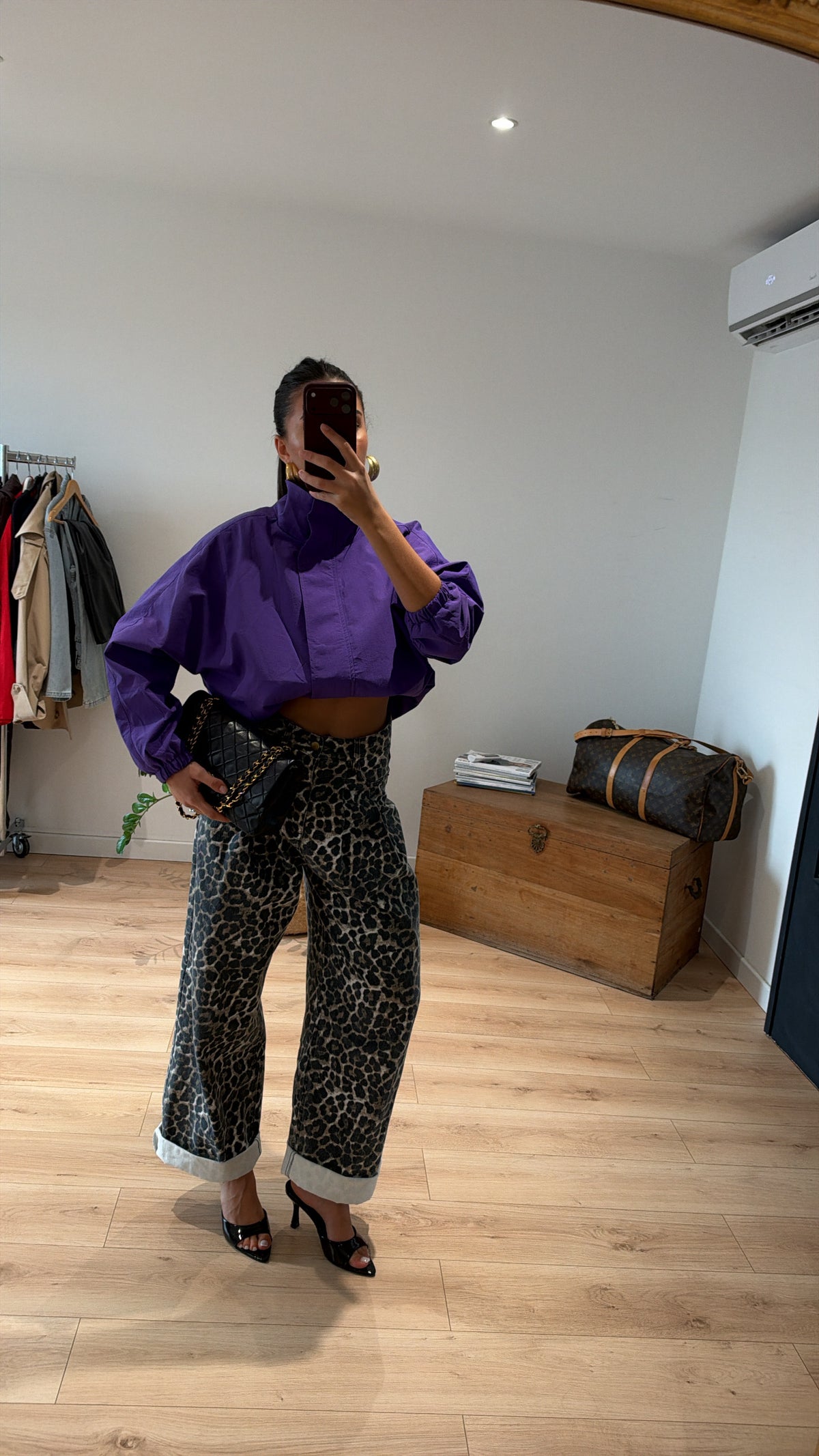 VESTE VIOLETTE « SERENA »