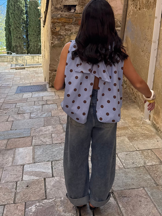 BLOUSE BLEU « BÉRÉNICE »