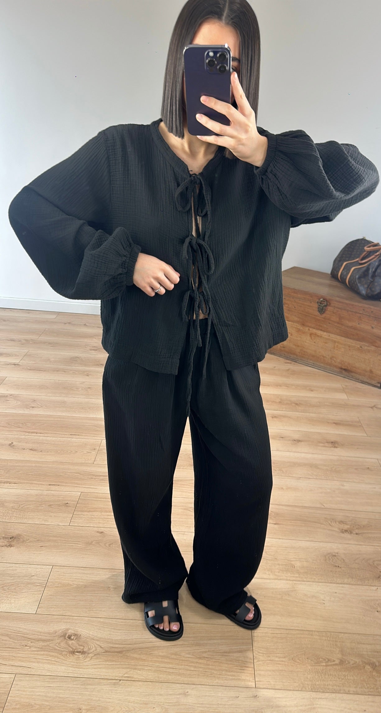 Ensemble "Ambre" NOIR
