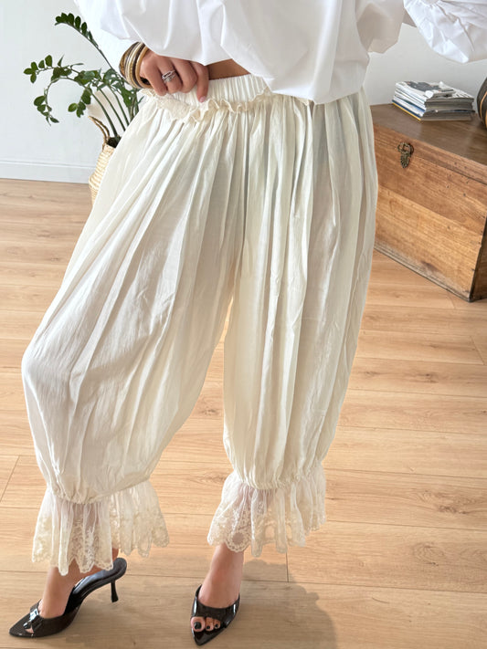 BEIGE TROUSERS "NAOMI"