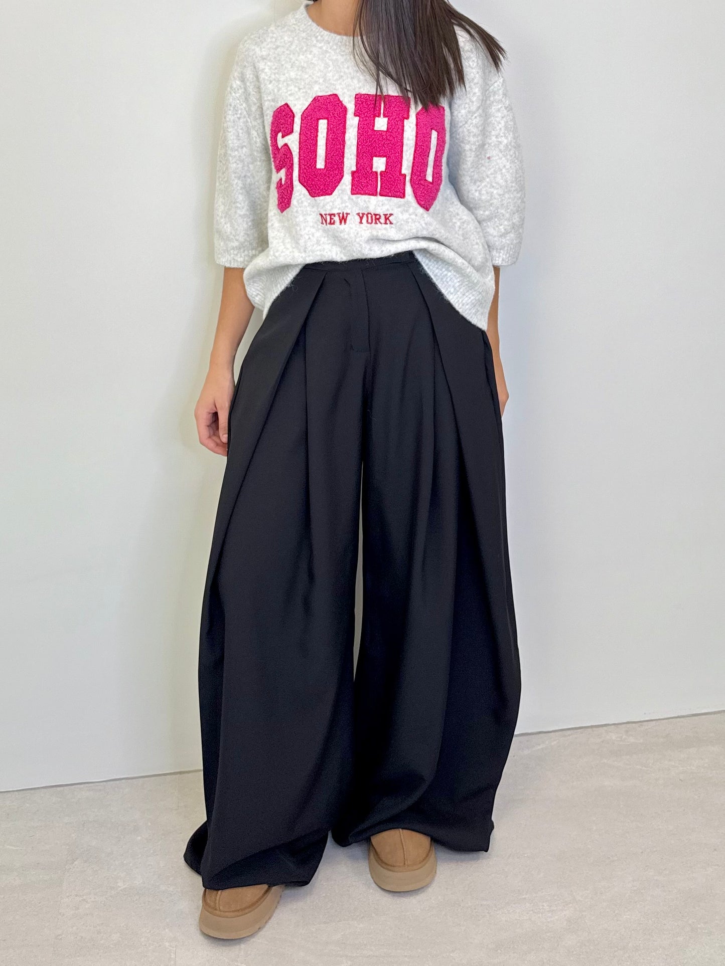 PANTALON "CÉLIA" NOIR