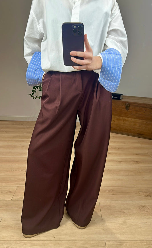 Pantalon Bordeaux César