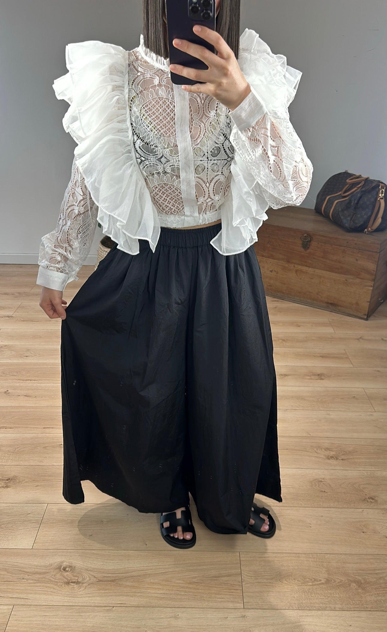 Pantalon "Oria" NOIR