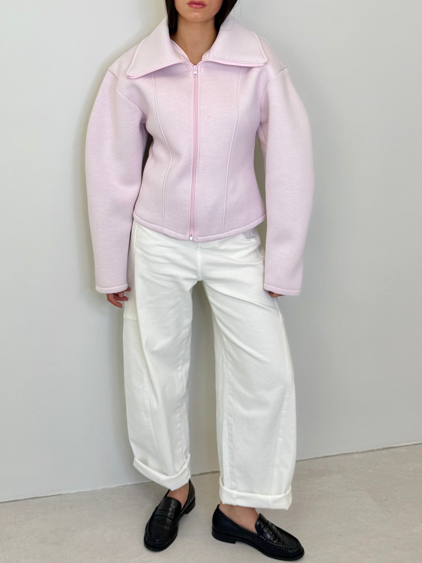 VESTE "GIULIA" ROSE PALE