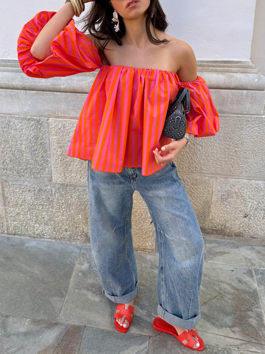 TOP « MAUD » ORANGE