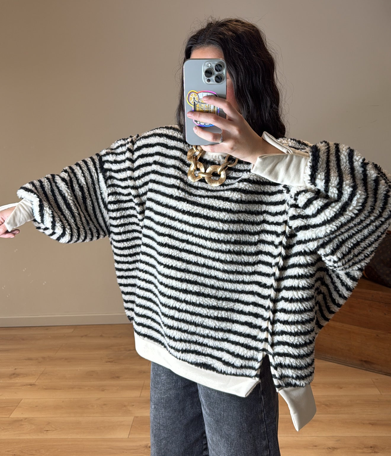 PULL "LORIANE" À RAYURES EXPÉDITION 08/12