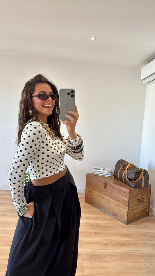 TOP « LOUNA » blanc PRÉCOMANDE 30/04