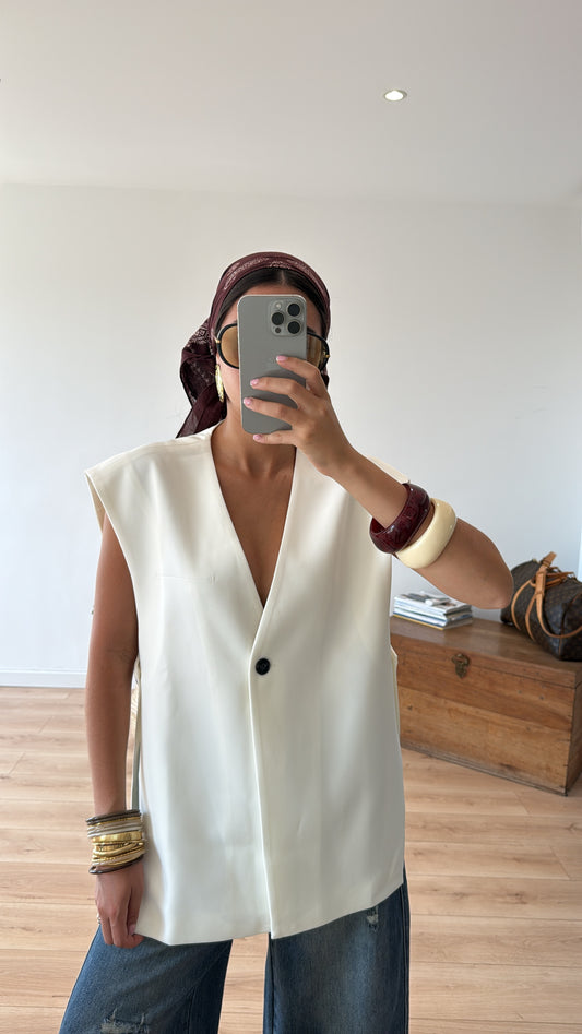 BLAZER « LINDA » BLANC