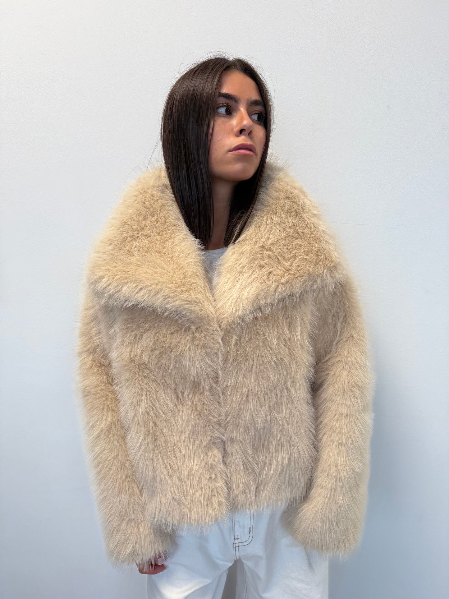 FOURRURE synthétique BEIGE
