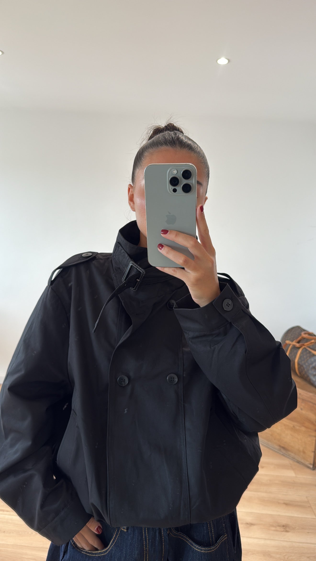 TRENCH COURT "VIC" - NOIR