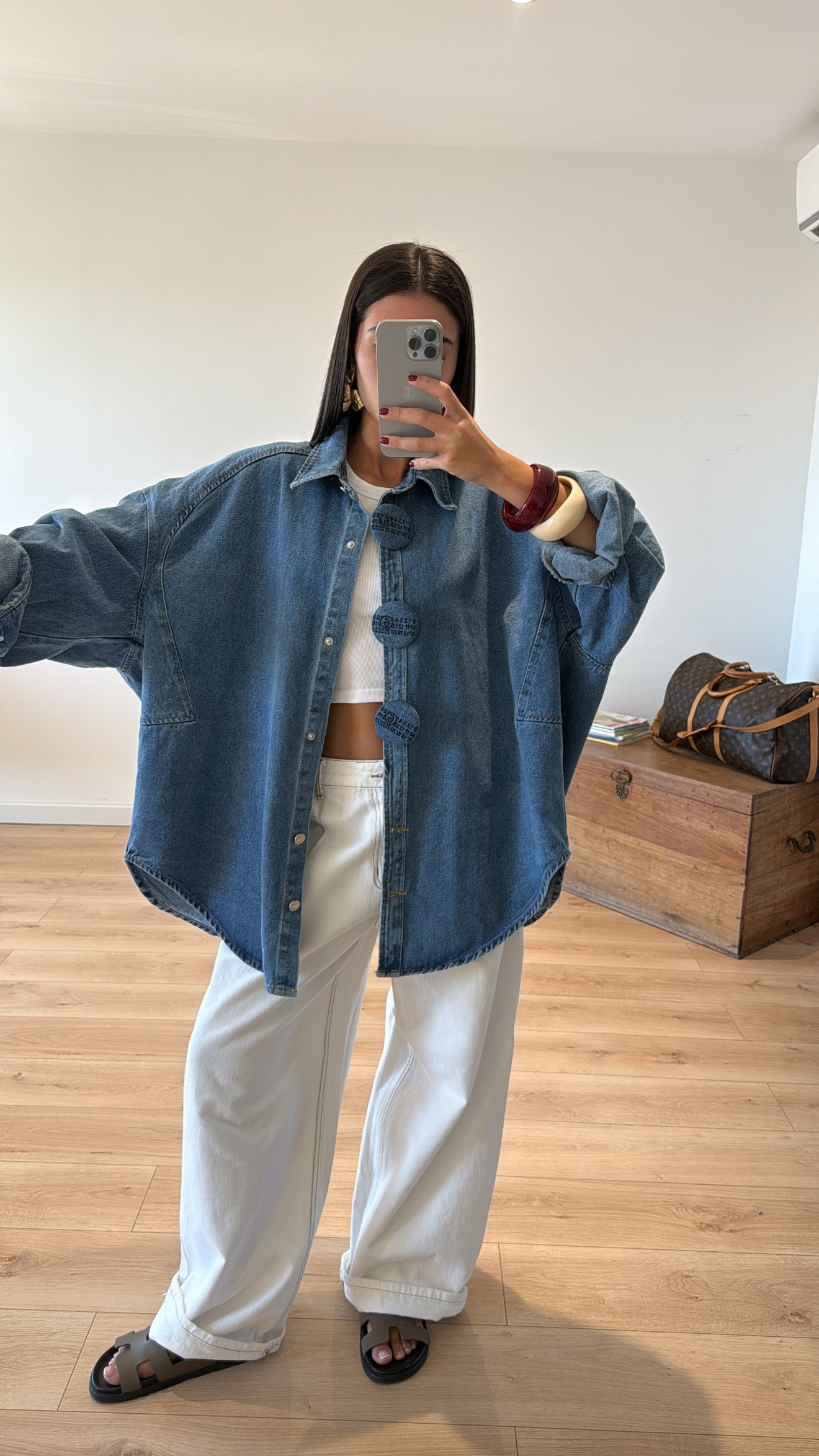 VESTE EN JEAN "MANDY" BLEU DENIM
