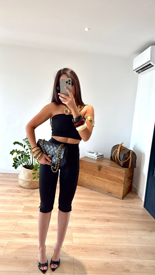 ENSEMBLE CAPRI NOIR "MAISSANE"