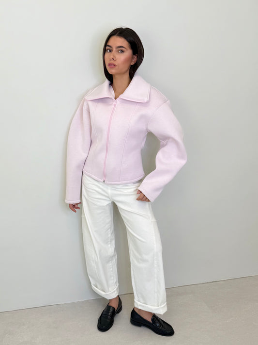VESTE "GIULIA" ROSE PALE