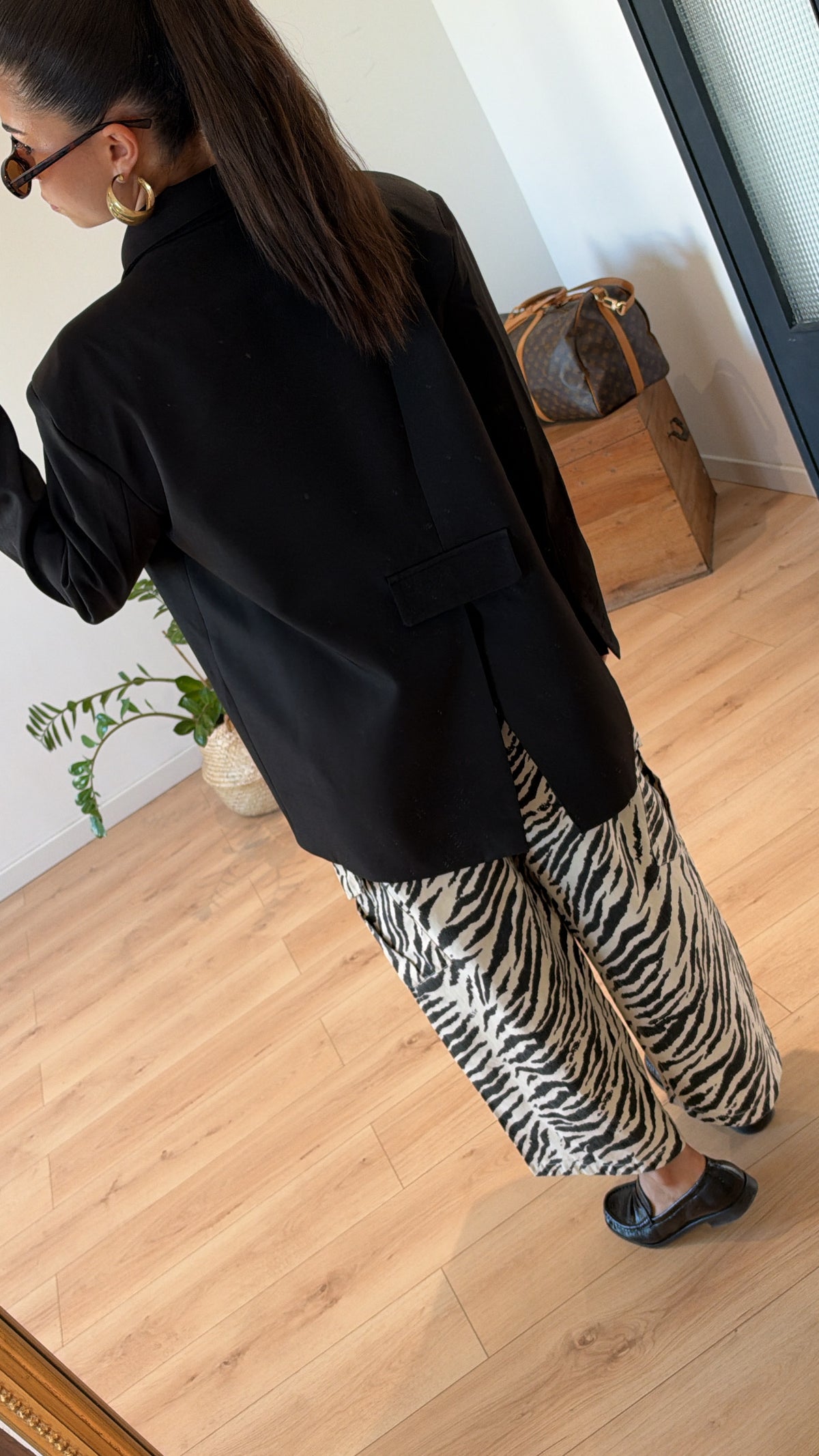 BLAZER "FLORA" NOIR