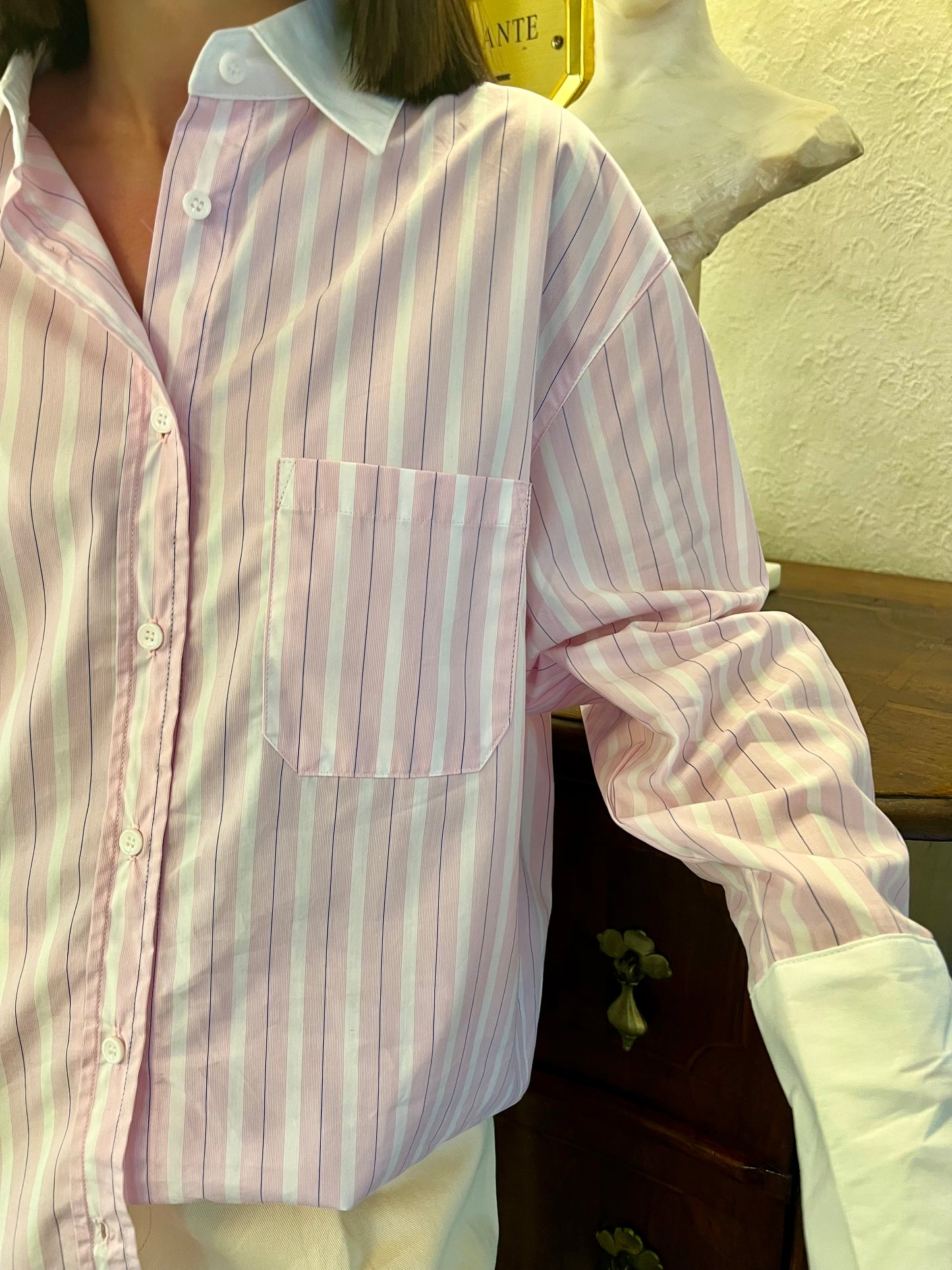 Chemise "Zélie" Rose