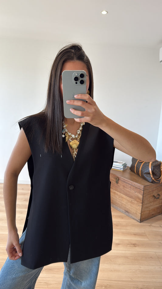 "LINDA" BLACK BLAZER