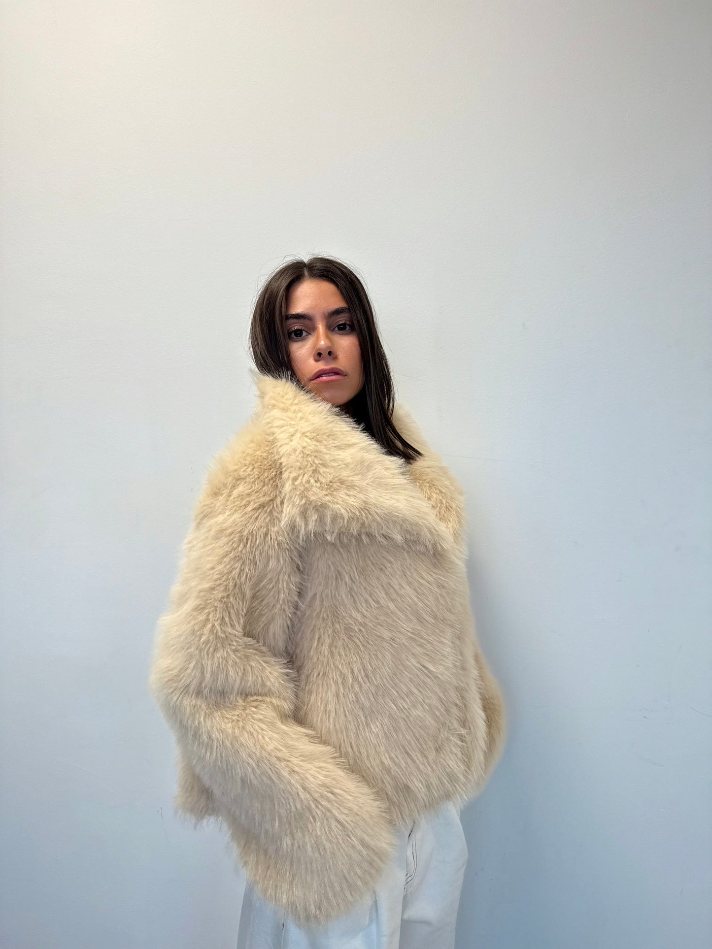 FOURRURE synthétique BEIGE