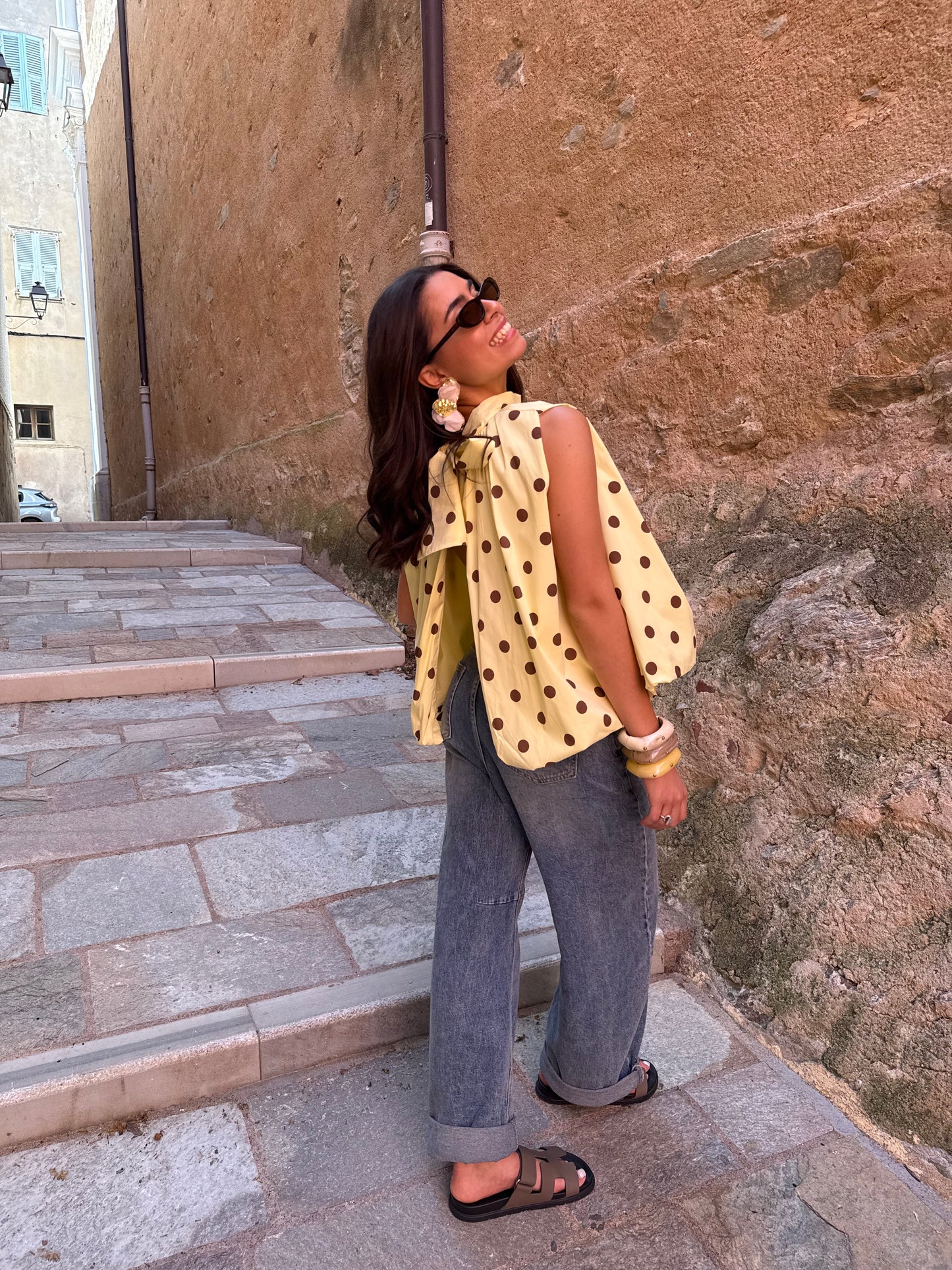 "BÉRÉNICE" YELLOW BLOUSE