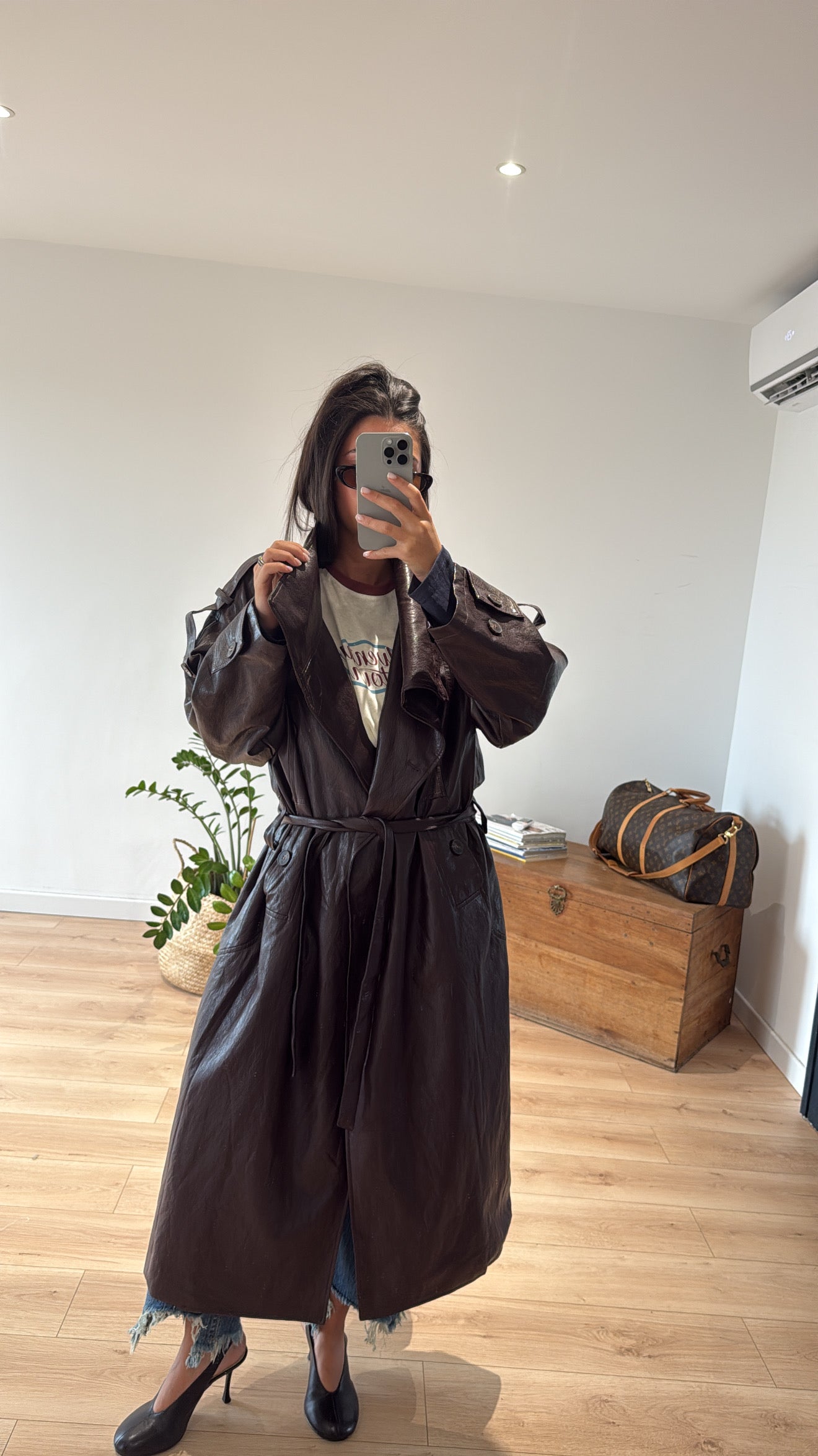 TRENCH BORDEAUX « FRED »